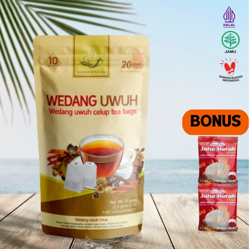 

Wedang Uwuh tazakkaTeh Herbal tradisional Minuman Untuk Penghangat Tubuh dan Menjaga Kesehatan isi 20 Kantung Teh Celup HALAL BPOM