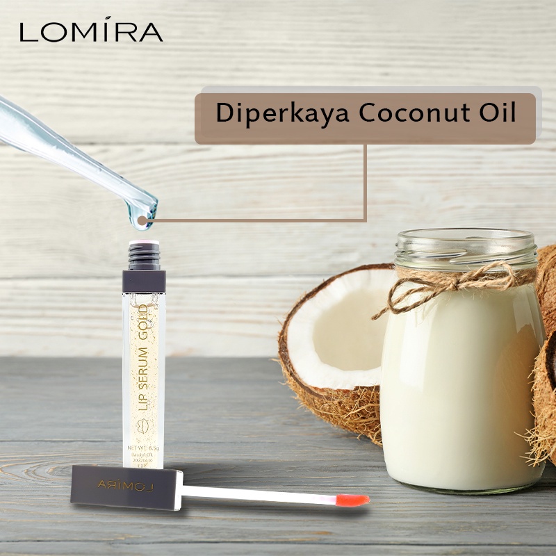 LOMIRA LIP SERUM GOLD 6.5gr - BPOM