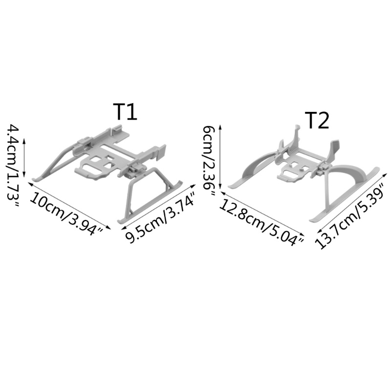 Zzz Untuk Mini 3pro Landing Gear, Kit Kaki Pendaratan Dipanjangkan Dapat Dilipat, Penambah Tinggi Badan
