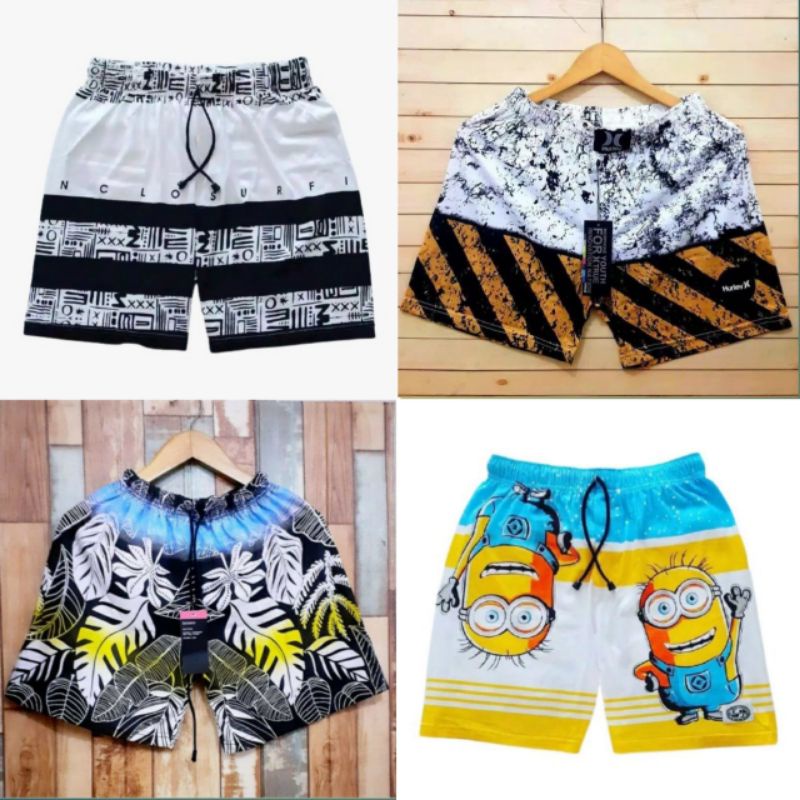 Celana Pendek Boxer Premium | Boxer Motif Best Seller | Boxer Distro | Boxer Pantai | Celana Pria Dewasa | Celana Dalam Pria