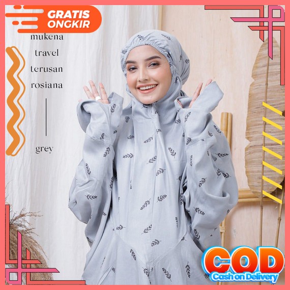 Alifah Mukena Sutra Paris Full Bordir Premium Mewah Dewasa Terusan Sutra Jumbo Renda Milo Mungkena D