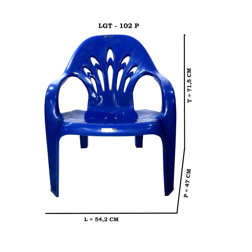 ➺ kursi plastik kursi sandar / kursi santai plastik murah ✴