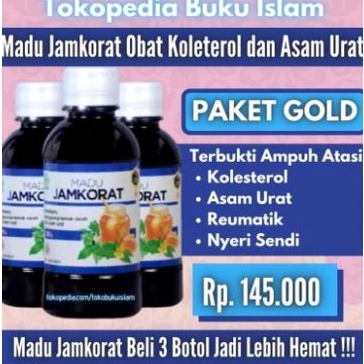 

Madu JAMKORAT Obat Kolestrol dan Asam Urat - Madu Asam Urat Kolestrol