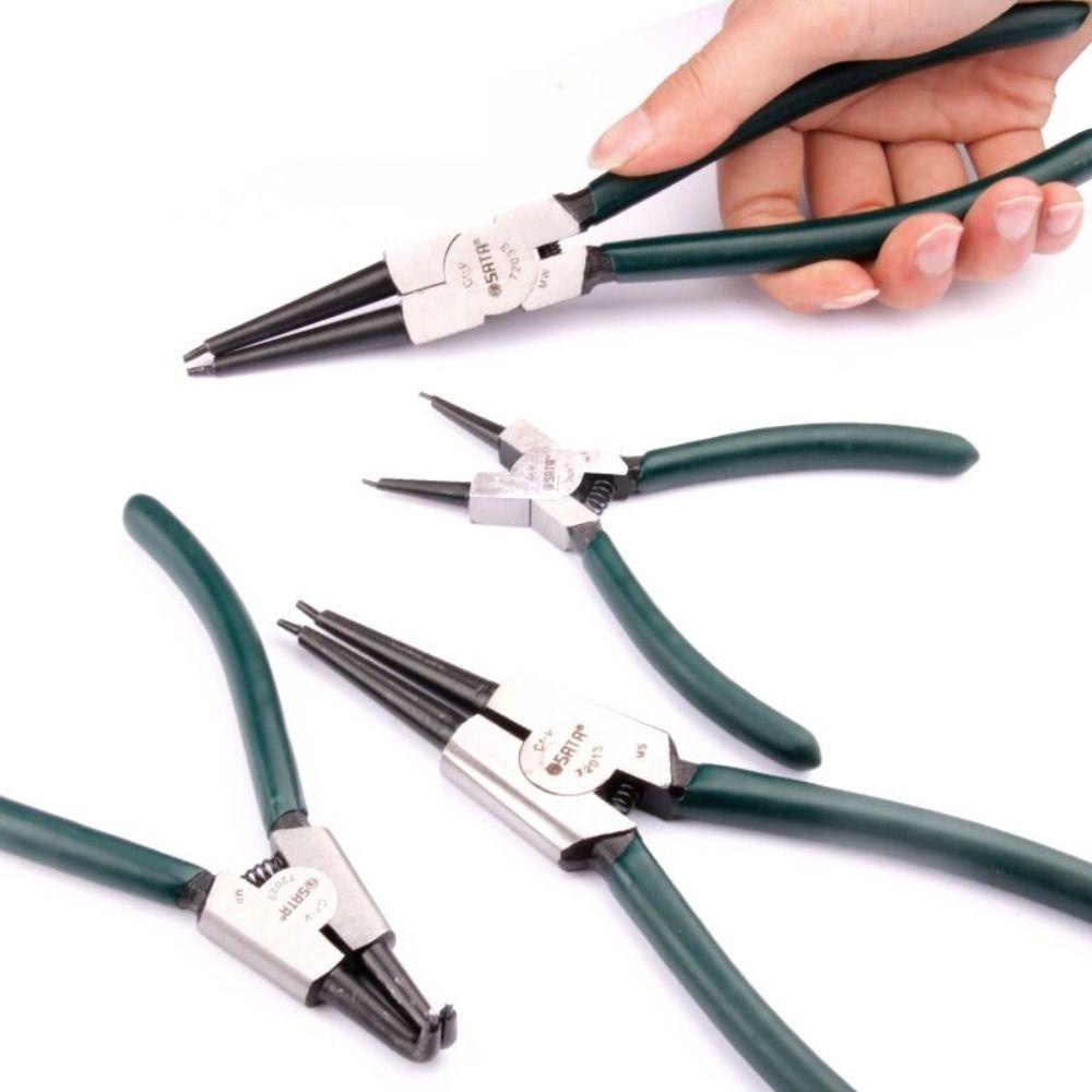 Lanfy Snap Ring Plier Multifungsi Crimp Tool Spring Tang Curved Straight Circlip Plier