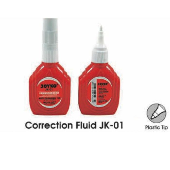 

BISA COD Tip Ex Joyko JK-01 / correction fluid / tip-ex model botol