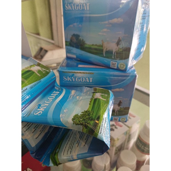 

Susu Kambing Etawa Serbuk Sky Goat Untuk Tulang dan Paru serta sendi