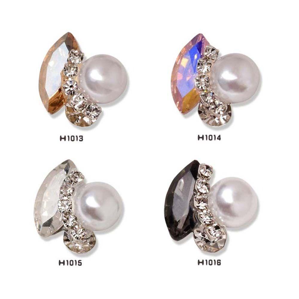 Agustina Kuku Berlian Imitasi Fashion Pesona Kuku Mewah Manikur Aksesoris 3D Nail Drills