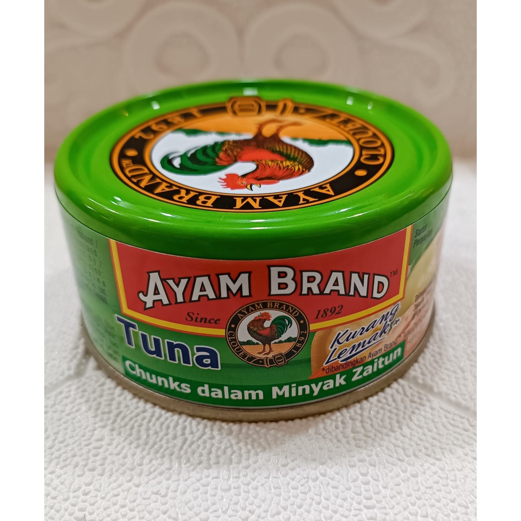 

TUNA CHUNKS AYAM BRAND DALAM MINYAK ZAITUB 150 G