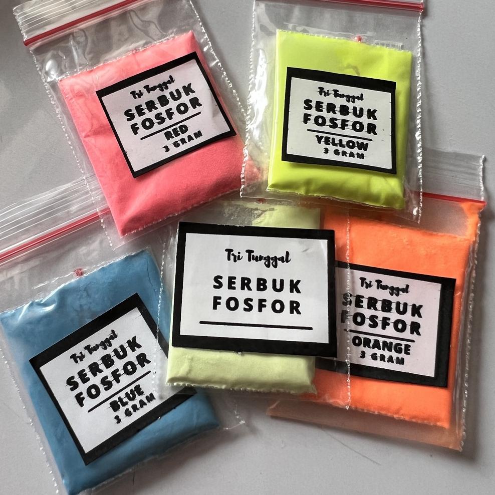 

P37 Serbuk Fosfor 8gr Glow In the Dark DIY Bubuk Sablon Nyala Dalam Gelap Berwarna Resin Color Colorful Gram Slime Phosphor Sprinkle Manik Kelap Kelip Campuran Prakarya Kerajinan Craft Crafting Art Seni Kesenian PRODUK KEREN ヌ