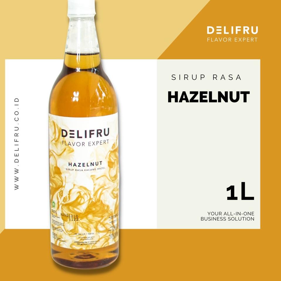 

♡ Hazelnut Syrup Delifru 1 Liter - Sirup Hazelnut Premium ❉