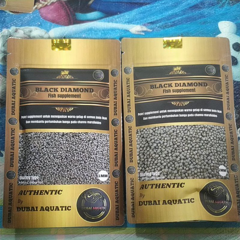 black diamond/pelet bunga