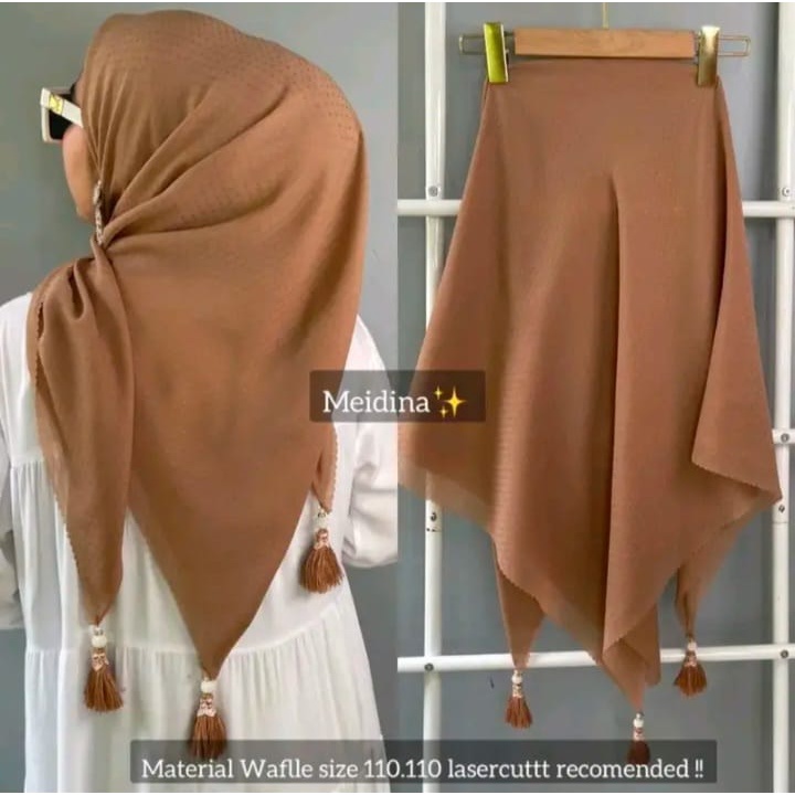 HIJAB SEGI EMPAT LC JAMBUL / SEGIEMPAT POTTON STAR JAMBUL / segi 4 stektur bintang viral TERBESTSELLER