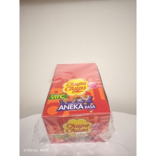 

chupa chups lollipop box isi 50pcs 600gram
