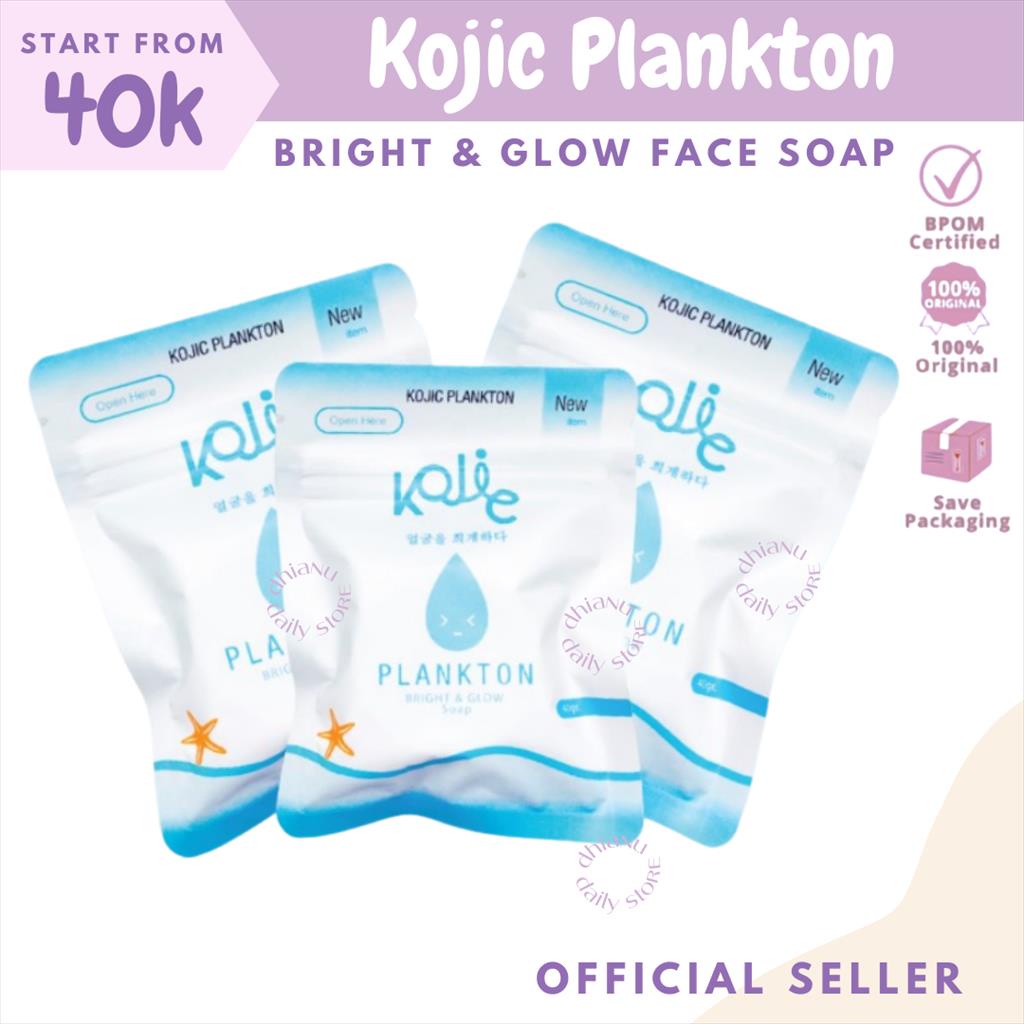 MFI - Bright &amp; Glow Body Soap 40 Gram by Kojic Plankton