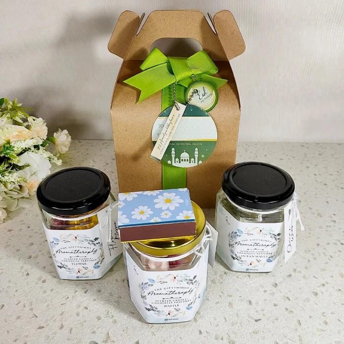 

Kado Ulang Tahun/Lebaran / Hampers / Gift Lilin Aromatherapy Jar Kaca 027