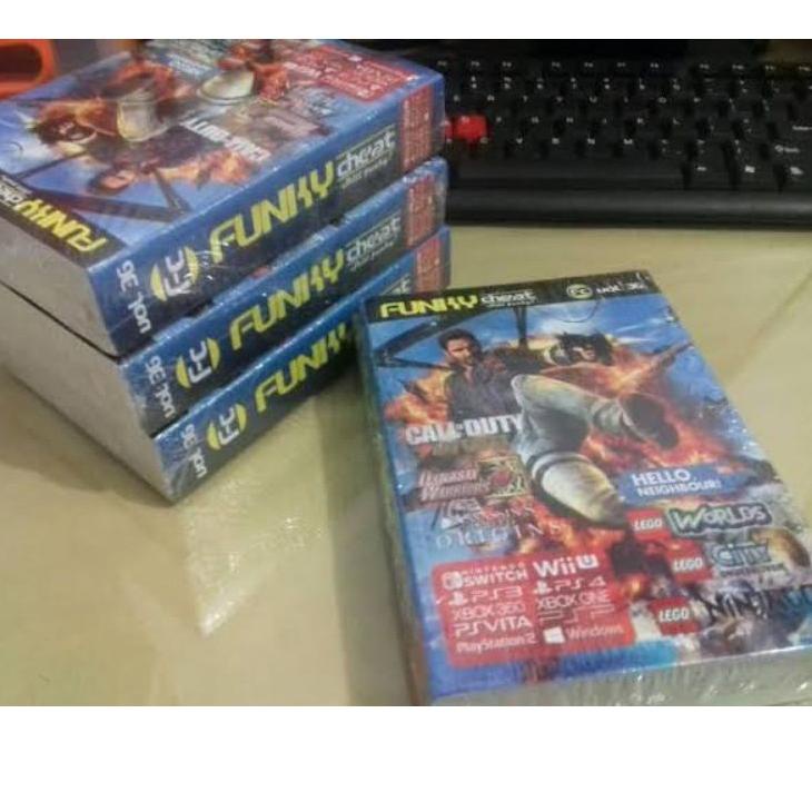 Ready☼Buku Funky Cheat PS2 PS3 PS4 PS Vita PSP Nintendo Switch Wii Xbox 360 Xbox On✌