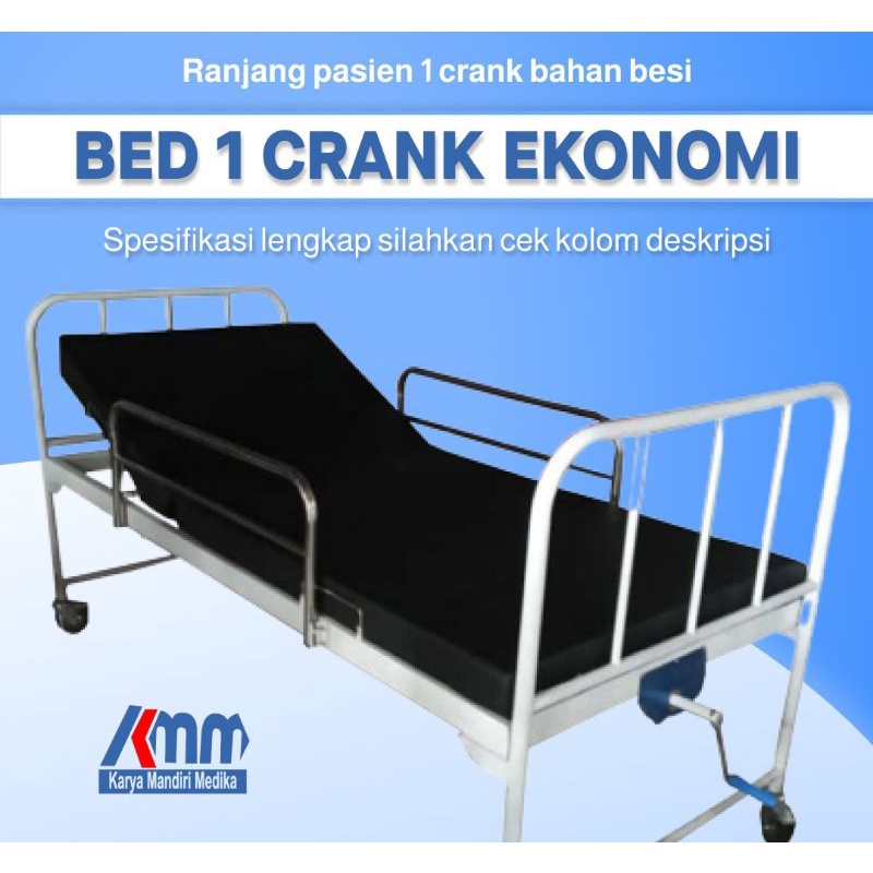 Bed Pasien 1 Crank Ekonomi
