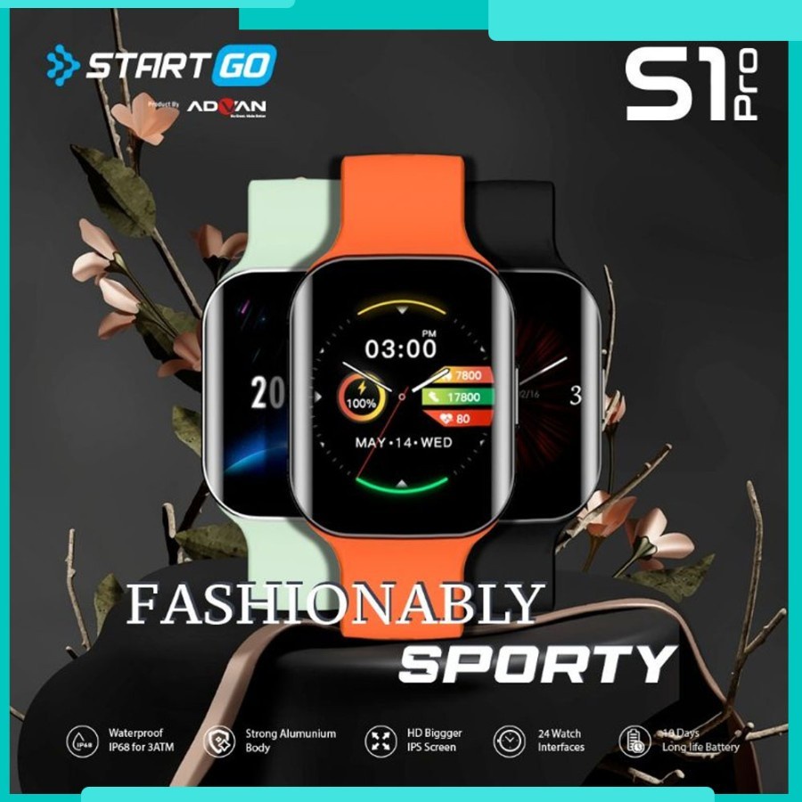 STARTGO S1 PRO Smartwatch Digital Smart Watch Jam Tangan Garansi Resmi