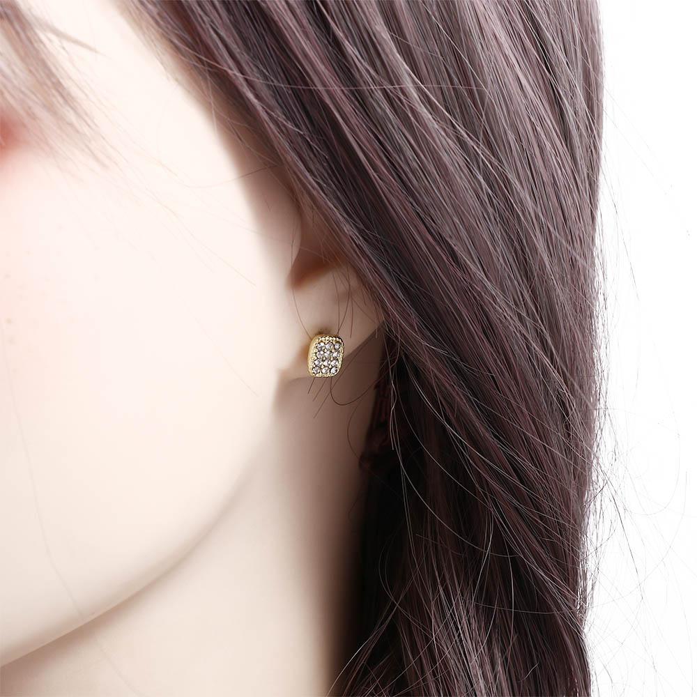 Mxbeauty Anting Mutiara Set Perhiasan Pesta Peri Mini Mewah Elegan Indah Square Vintage Anting Gaya Korea