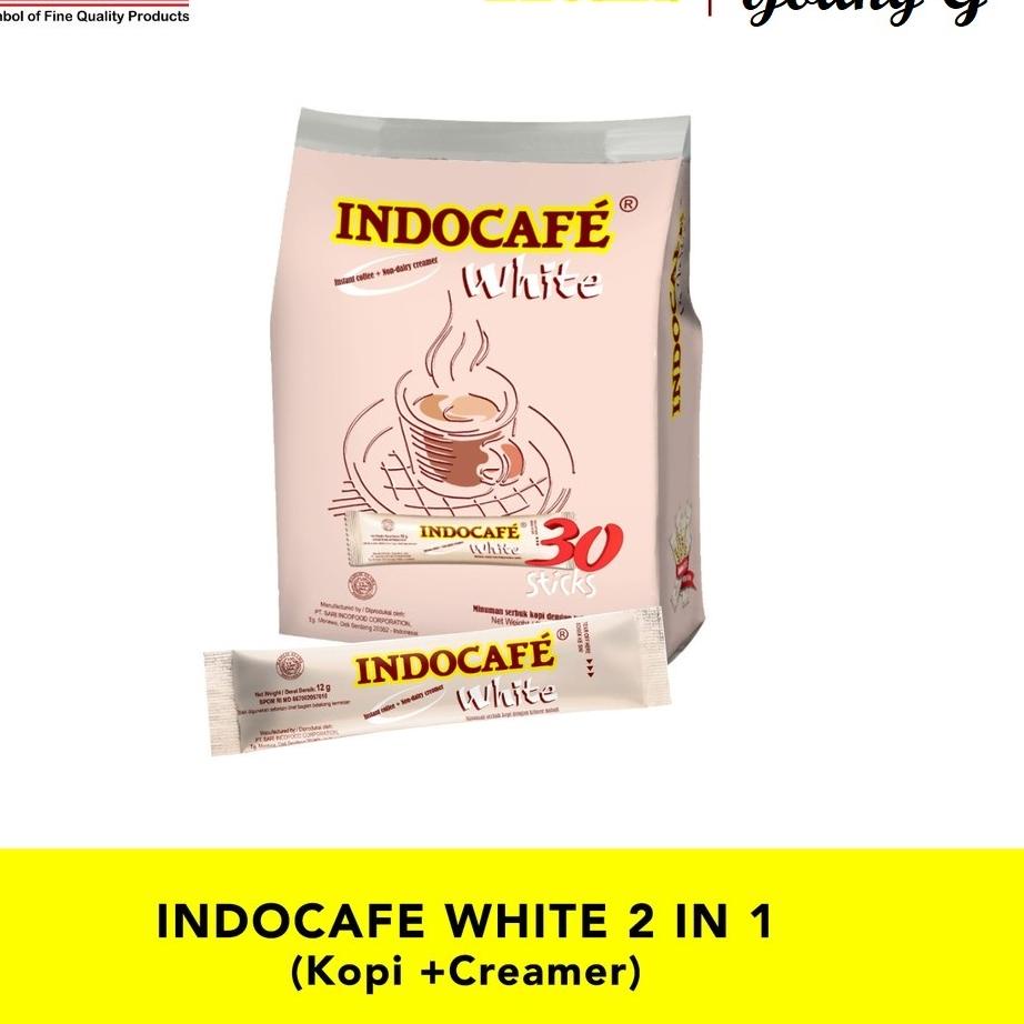 

❅ Indocafe White Coffee 30 Sticks No Sugar / Kopi Putih Bebas Gula ♧