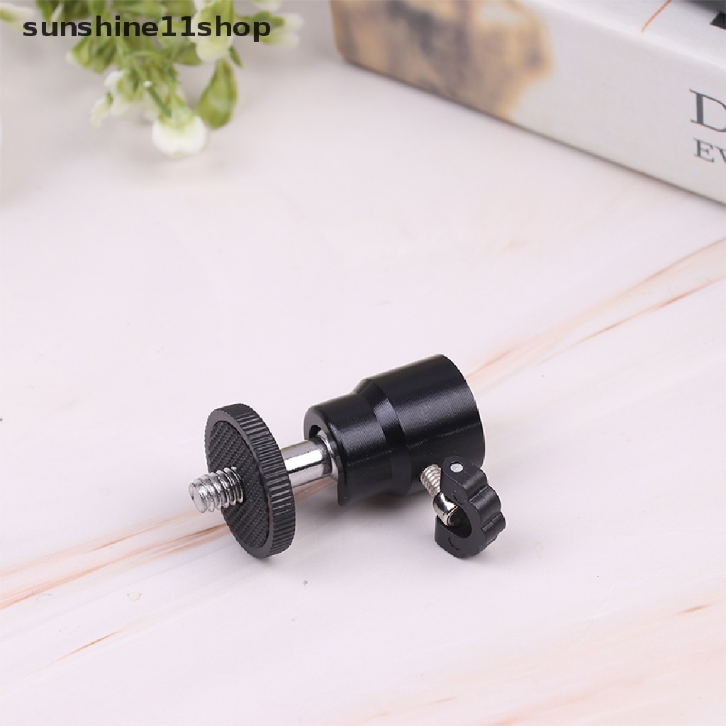 Sho 1Pc 1per4kepala Metal Bulat Sekrup Untuk Kamera Tripod LED Flash Tripod N