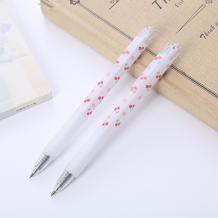 6pcs Pena Pulpen Pen Set Cetek Cetekan Chery Persik GM-ST0338