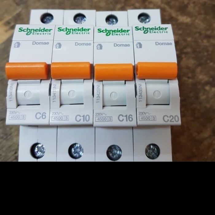 Terlaris Mcb Schneider 6A 10A 16A 20A/Mcb /Sekring/Listrik/Kabel/Sneider Murah