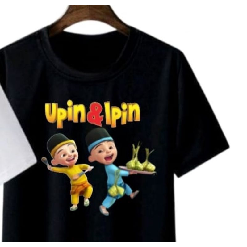 BAJU KAOS ANAK ANK/REMAJA/DEWASA UPIN &amp; IPIN KETUPAT RAMADHAN