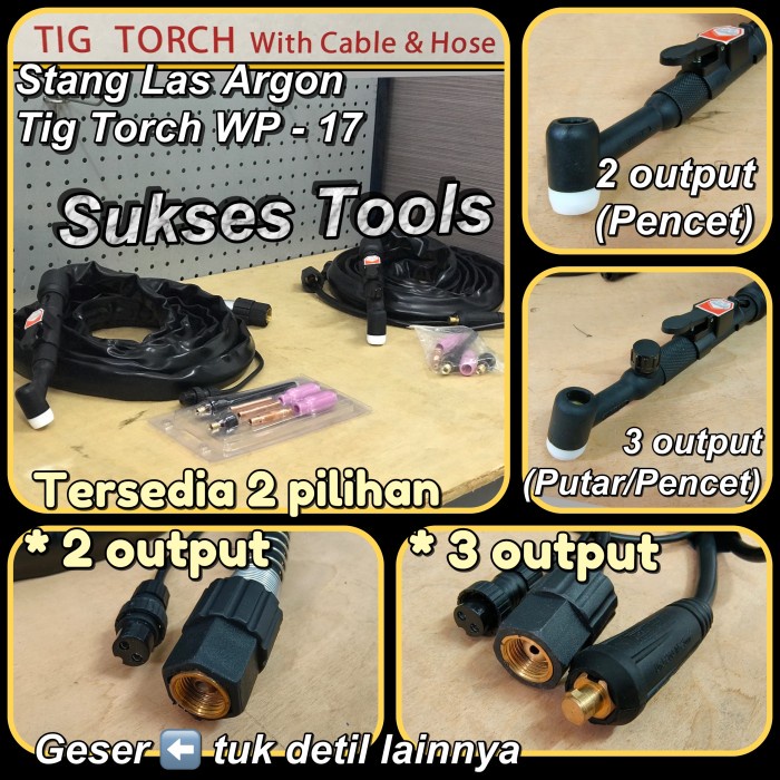 Terlaris Stang Las Argon Tang Las Argon Puter Pencet Tig Torch Manual Otomatis