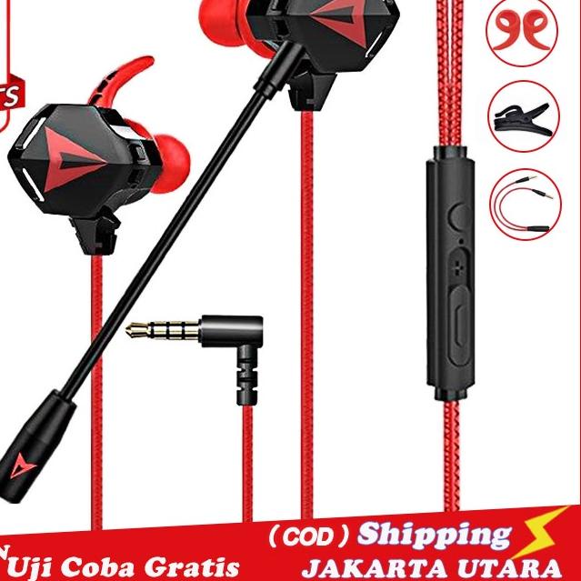 ▼ ⚡Headset Gaming N5 PUBG Bass Noise  with Mic Mobile Earphone Gaming Murah Hifi Handsfree ☝