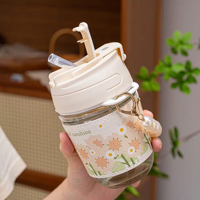 AZ BOTOL MINUM TALI MUTIARA / TUMBLER KOREA AESTHETIC