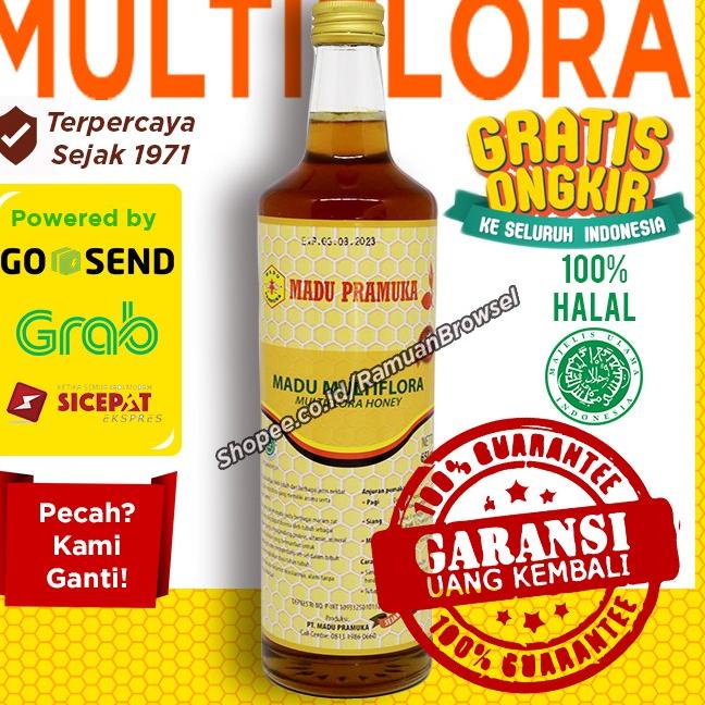 

HOT Product Madu Multiflora Pramuka 650ml Alami !!