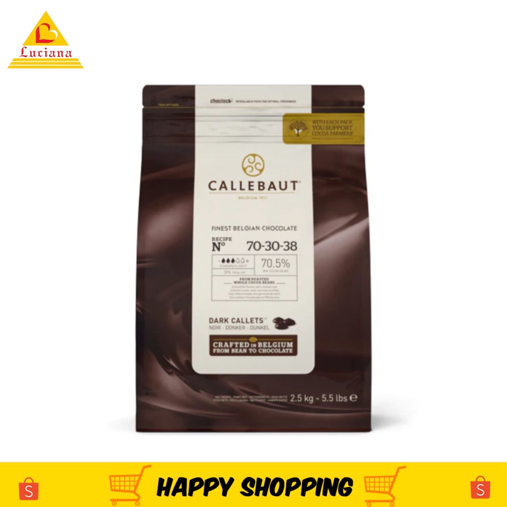 Callebaut Extra bitter 70% uk 2.5kg