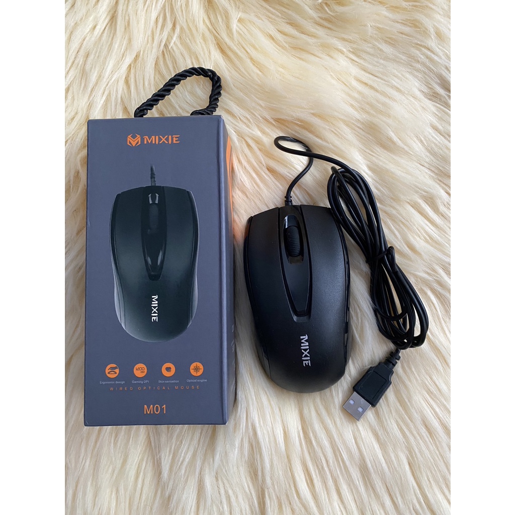 Mouse Kabel USB 1200DPI / Wired Mouse / USB Optical Mouse - M01