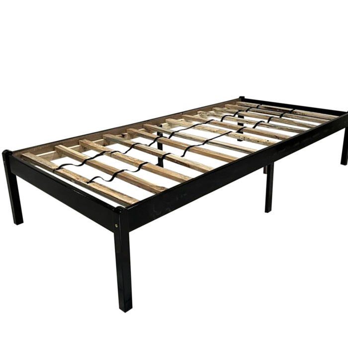 Terlaris Ranjang Kayu/ Dipan Kayu/Tanpa Sandaran Ukuran 90X200 Cm Murah