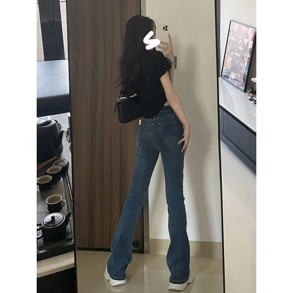 Red Pure Desir Angin Bahu Depan Lengan Pendek T-shirt Wanita Musim Panas Baru Desain Rasa Budidaya Diri Slim Manis Hot Gadis Pendek Top In Pasang