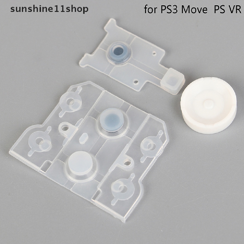 Sho 1Set Untuk Play Station 3ps3 Move Controller Silikon Pad Tombol Konduktif N