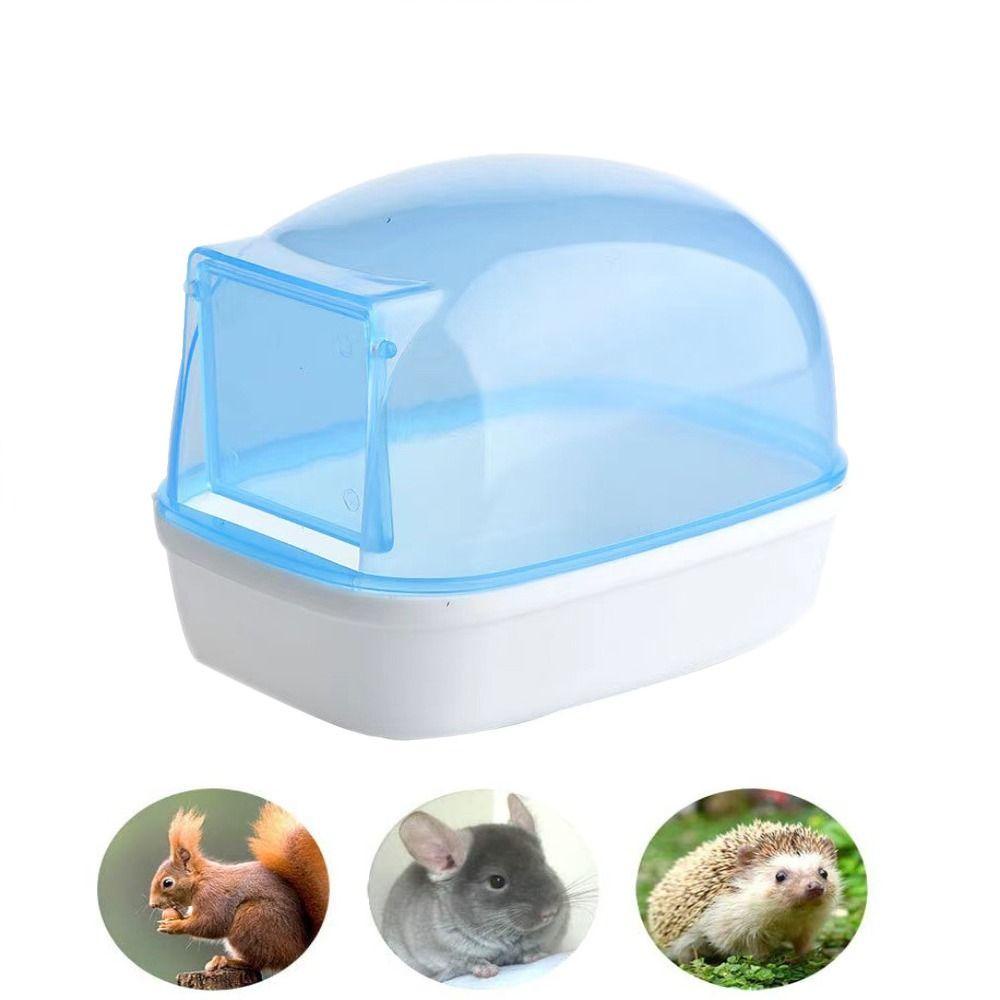 REBUY Rebuy Chinchilla Mandi Kering Kreatif 1PC Portabel Warna-Warni Tahan Debu Tembus Landak Toilet