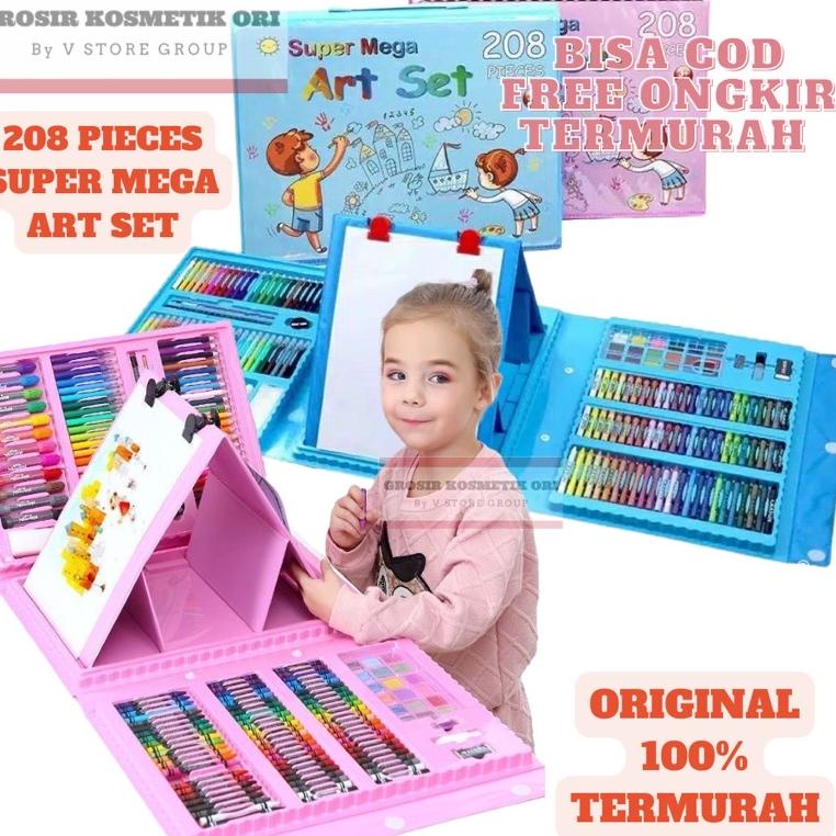 

B87 SET CRAYON ART SET crayon 208 / 150 / 42 PERLENGKAPAN MEWARNAI RESTOCK ㄴ