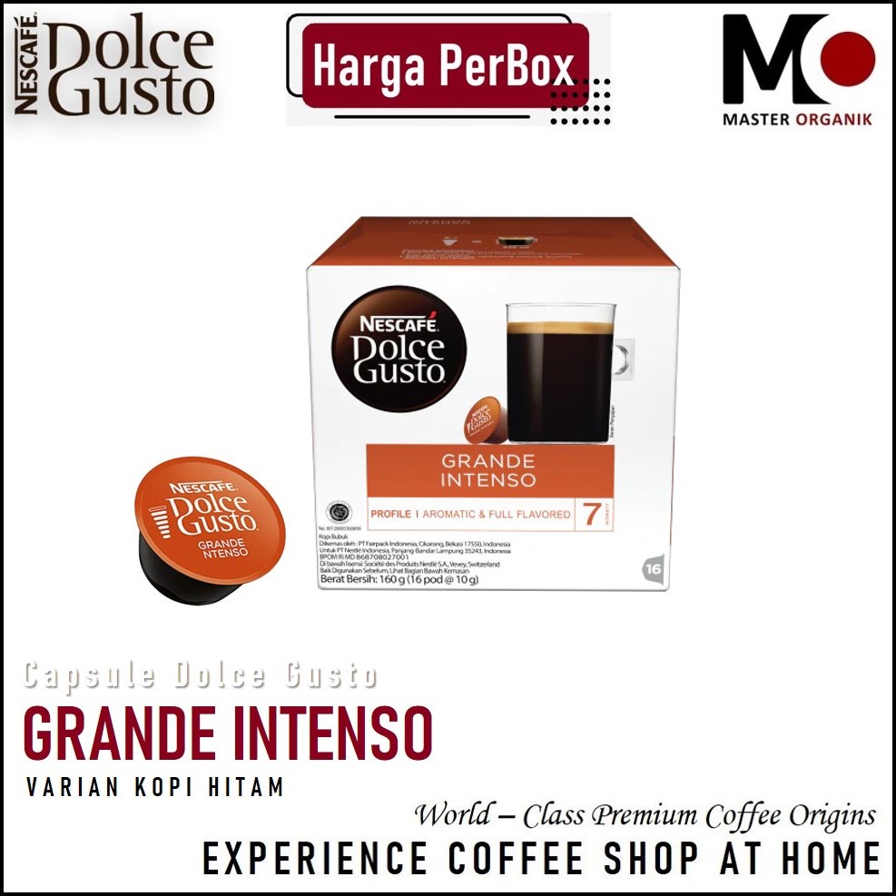 

CAPSULE NDG NESCAFE DOLCE GUSTO GRANDE INTENSO PER BOX | COFFEE CAPSULE NDG ORIGINAL NESTLE