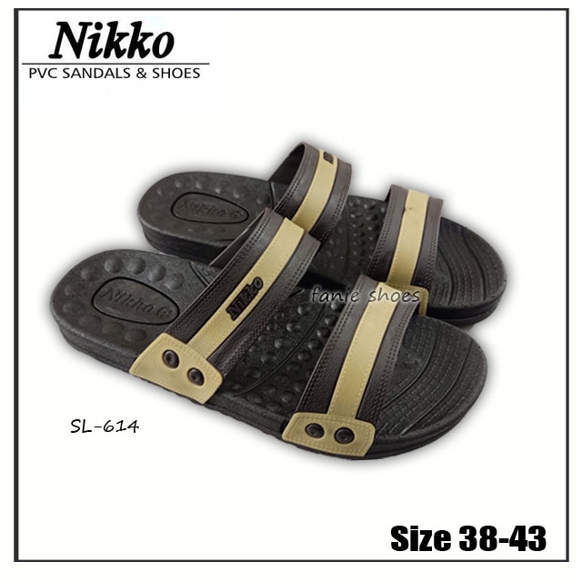 Nikko SL-614 M-XL / Sandal Laki Murah / Sandal Kuliah / Sandal Tahan Air / Sandal Kerja / Sandal Kekinian