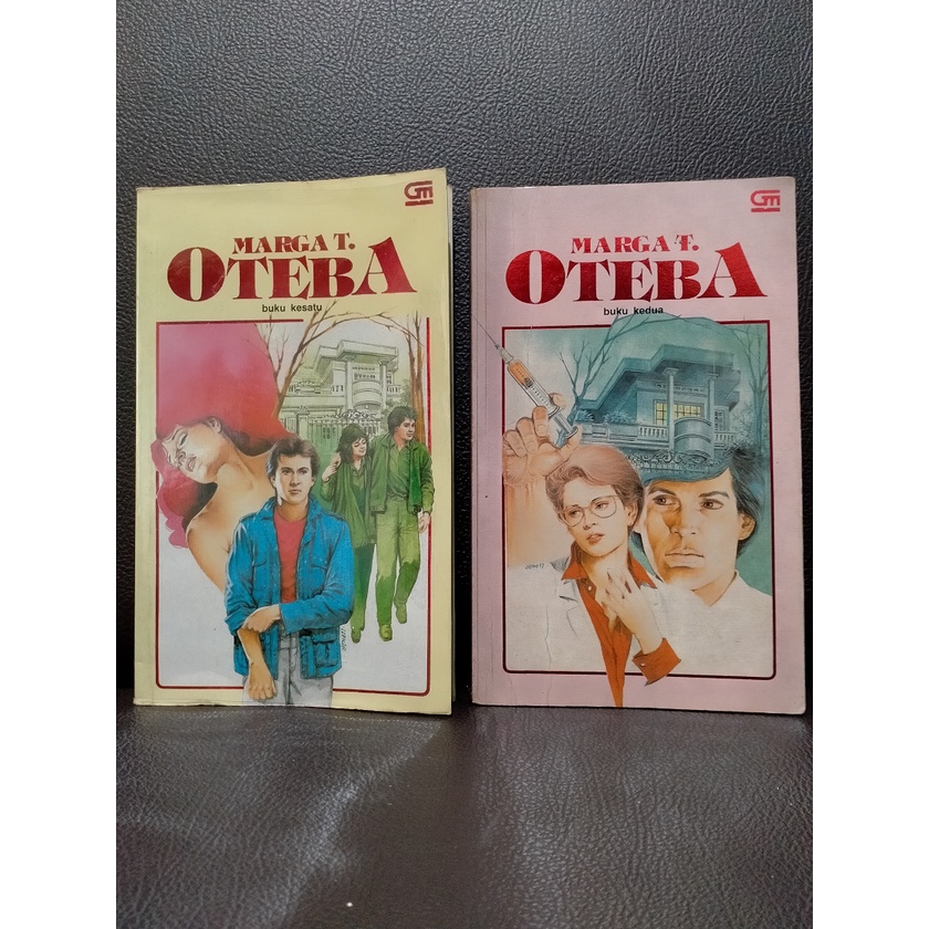 Paket Novel Marga T Oteba Buku 1 dan 2 Cetakan 1987
