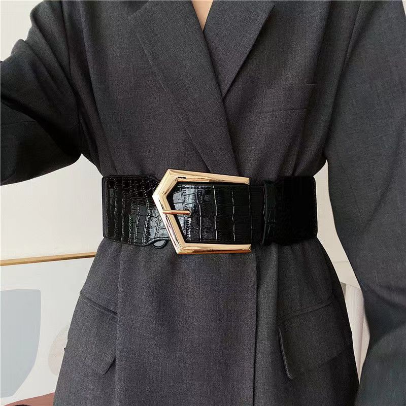 BGS-267 Belt Ikat Pinggang Wanita Sabuk Gesper Fashion Casual Dewasa Obi Karet Mewah Kekinian