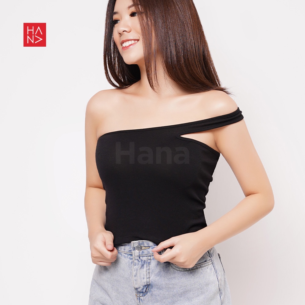 Hana Fashion - Zoella Rib Tank Top Wanita - TT252