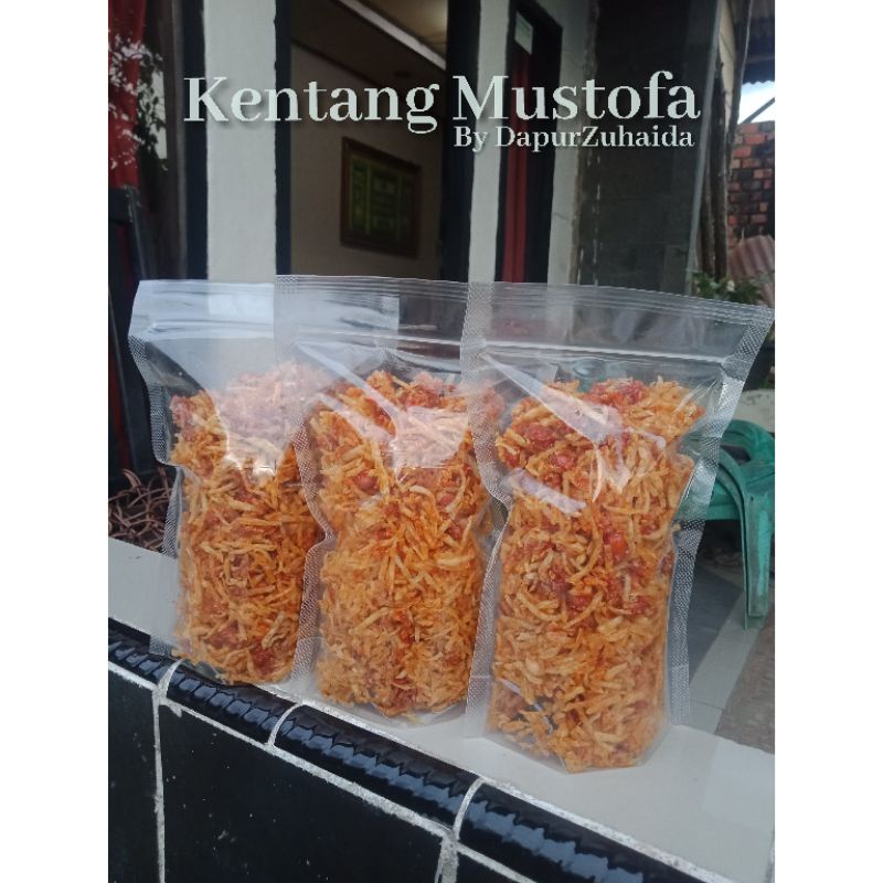 

(TERLARIS) KENTANG MUSTOFA 100G/200G CEMILAN SNACK LAUK KERIPIK KENTANG