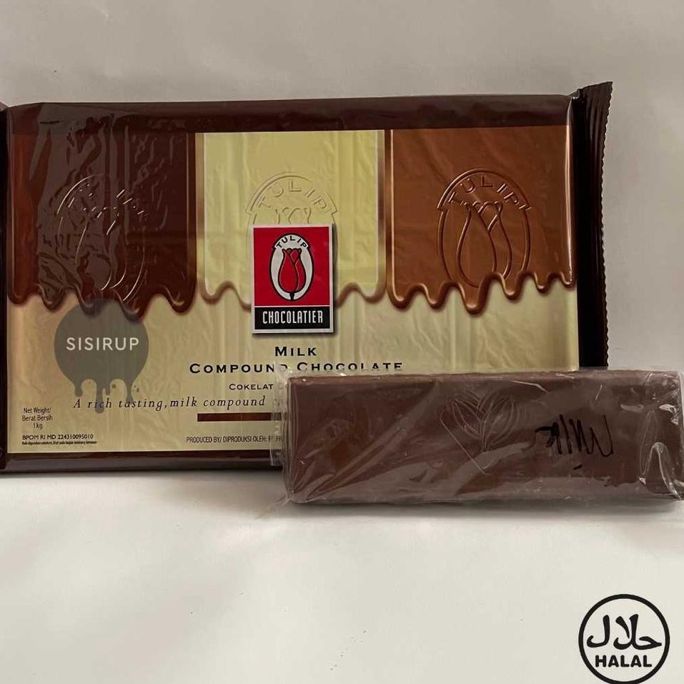 

☞ 1 KG MILK COMPOUND TULIP 1 KG / MILK CHOCOLATE TULIP ✦