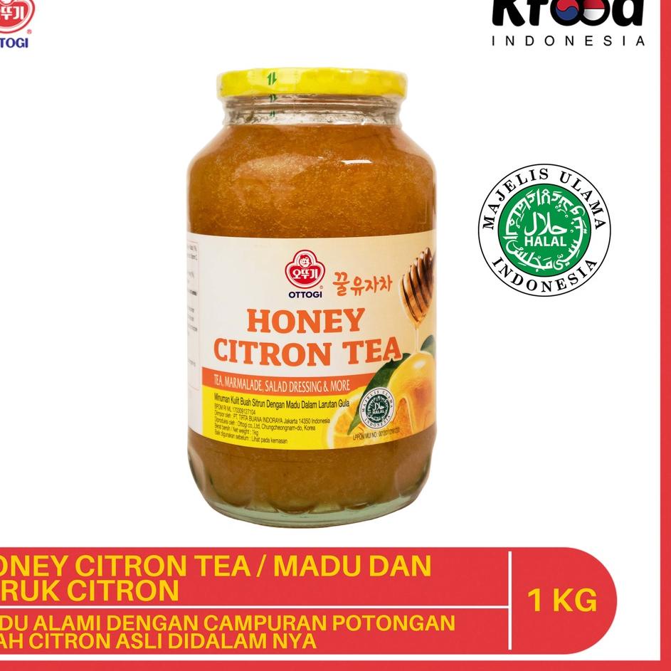 

➪ KFoodInd X Ottogi - Halal Honey Citron Tea 1 Kg ❇