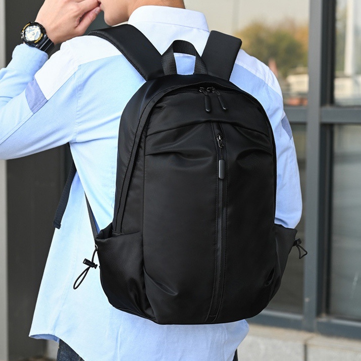 TAS RANSEL PRIA BACKPACK BESAR GENDONG PUNGGUNG TRAVEL KEREN LAKI DISTRO KEKINIAN ADA SLOT LAPTOP ANTI AIR HITAM FERNANDEZ BRANDED BATAM PREMIUM TA729B5 IMPORT COWOK KERJA SEKOLAH KULIAH