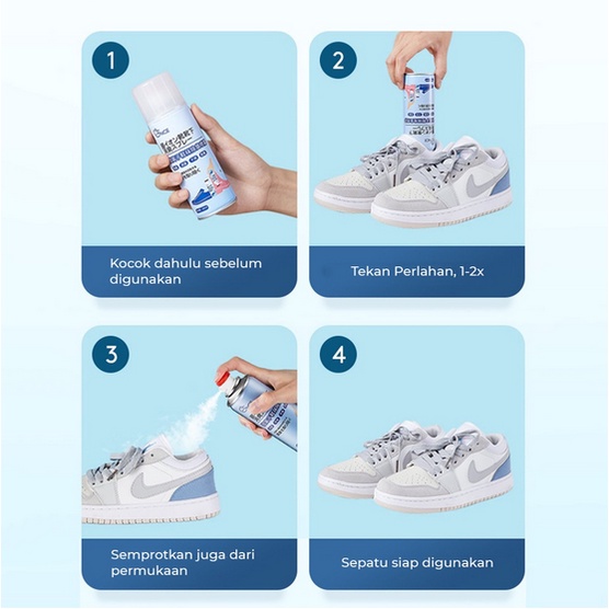 BB7 - Spray Penghilang Bau Sepatu Semprotan Wangi Sepatu Parfum Sepatu Pewangi Sepatu