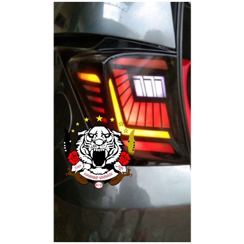 Lampu Custom Stoplamp Belakang Honda Freed Mikha Smoke Led